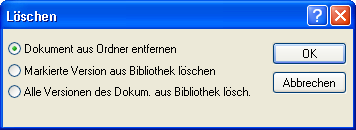 Dialogfeld „Löschen“ 									