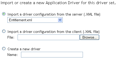 Beschreibung: Dropdown-Listenfeld zum Auswählen von Entitlement.XML