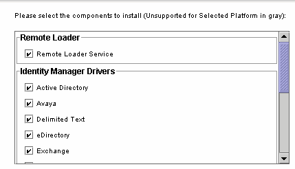 Beschreibung: Das Dialogfeld für die Auswahl des Remote Loader und der Treiberschnittstellenmodule