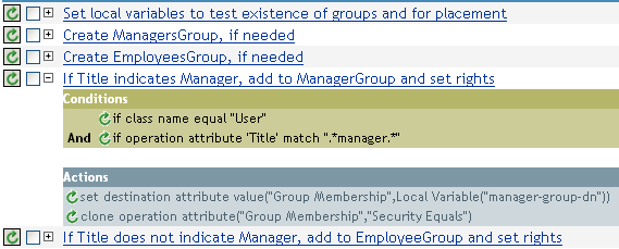 Description: Policy to See If the Title Indicates Manager