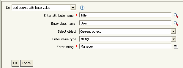 Description: Add Source Attribute Value