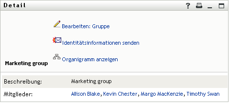 Die Gruppendetailseite