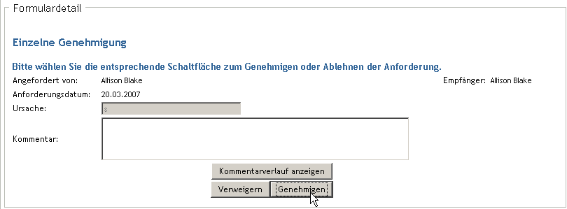 Seite „Formulardetail“ 