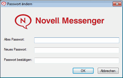 Dialogfeld „Passwort ändern“
