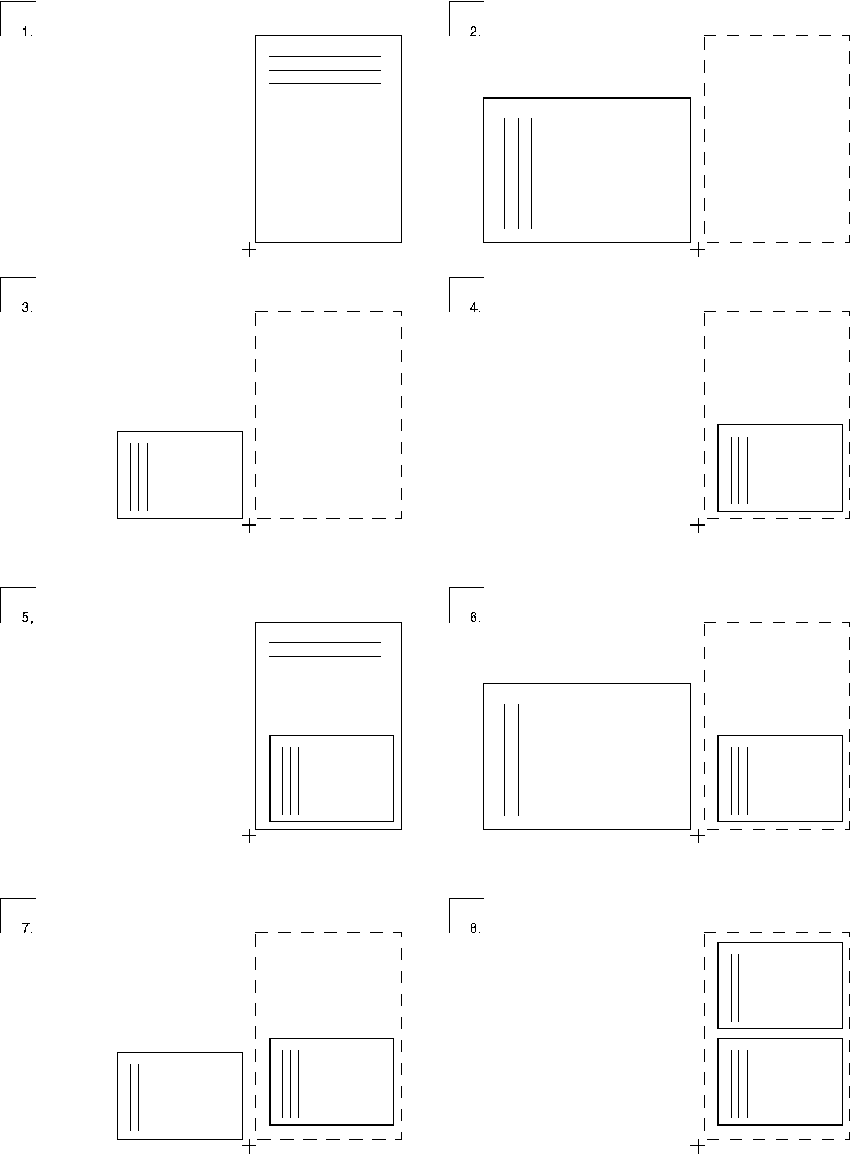 The Individual Steps with pstops