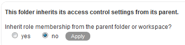 Folder Inheritance Folder Inheritance