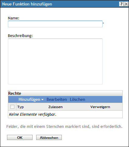 Dialogfeld "Neue Funktion hinzufügen"