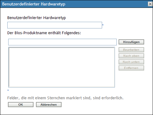 Dialogfeld „Benutzerdefinierter Hardwaretyp“