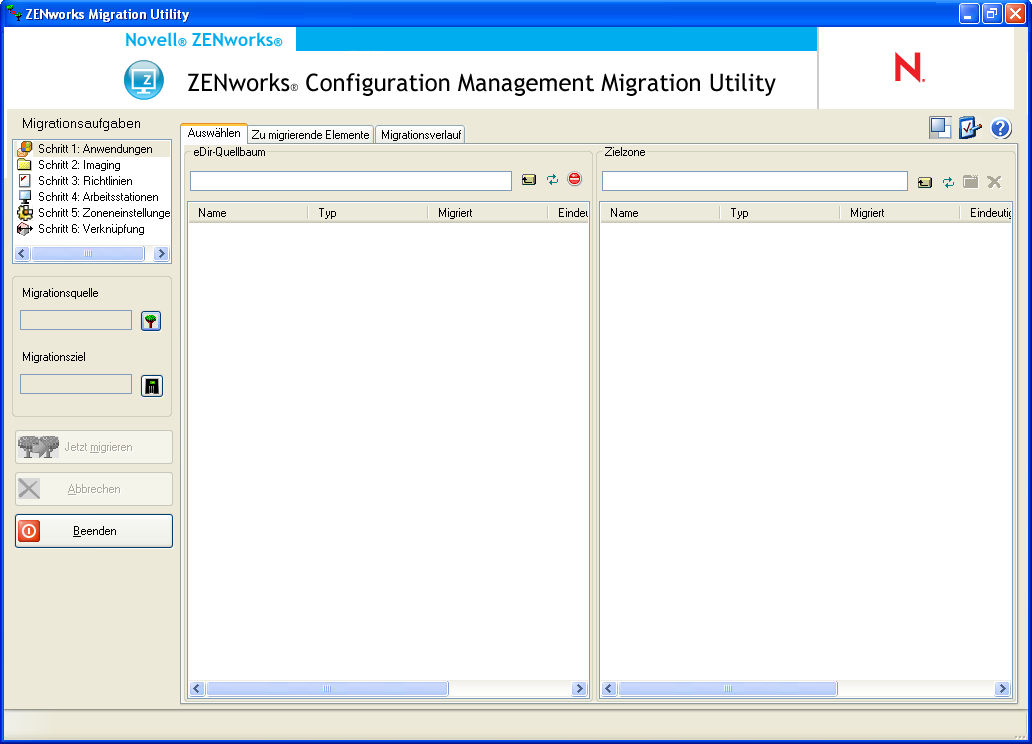 ZENworks Configuration Management Migration Utility