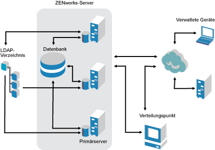 ZENworks 11-Architektur