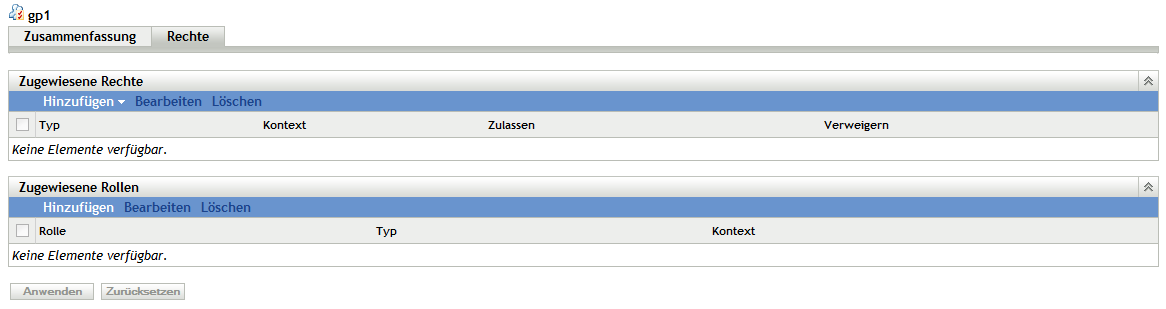 Details zum Administratorgruppenkonto