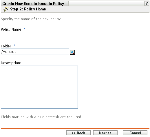 Seite „Richtlinienname“