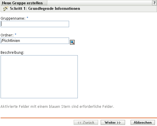 Seite Grundlegende Informationen