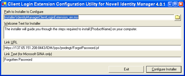 Launching the IDM CLE Configuration utility