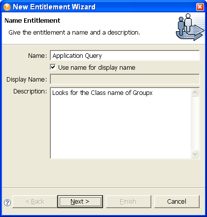 Creating an Application Query entitlement