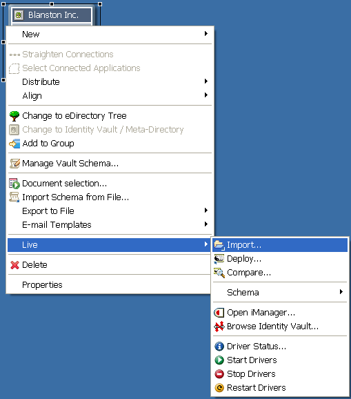 Importing a driver set