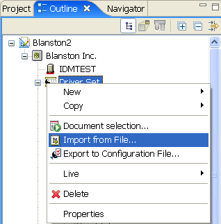 Importing a .xml file