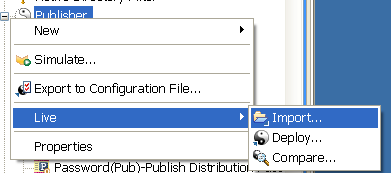 Importing a policy