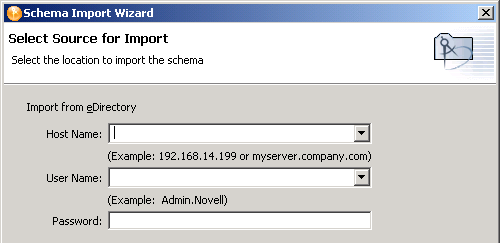 Fields to import the schema