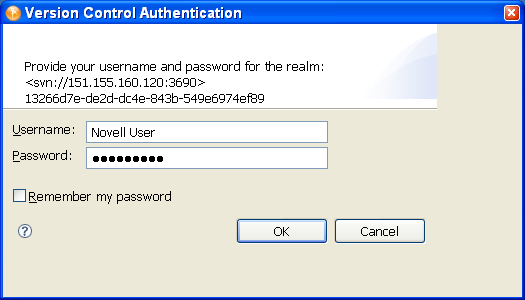 Authenticate to the version control server