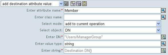 Add Destination Attribute Value