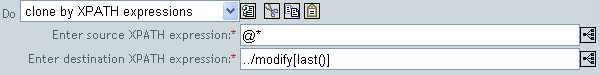 Clone by XPATH Expressions