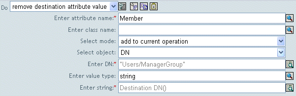 Remove Destination Attribute Value