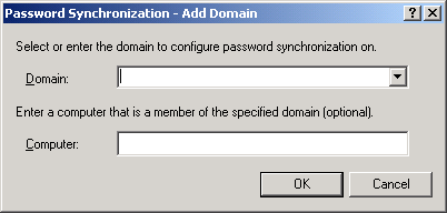 Add Domain dialog