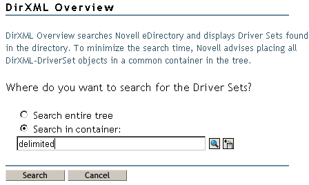 The Search, Find, and Browse options for finding a driver set