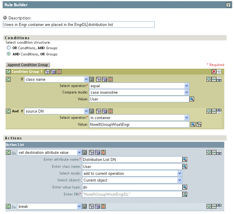 Assigning a new user to a distribution list