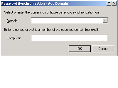 Add Domain dialog