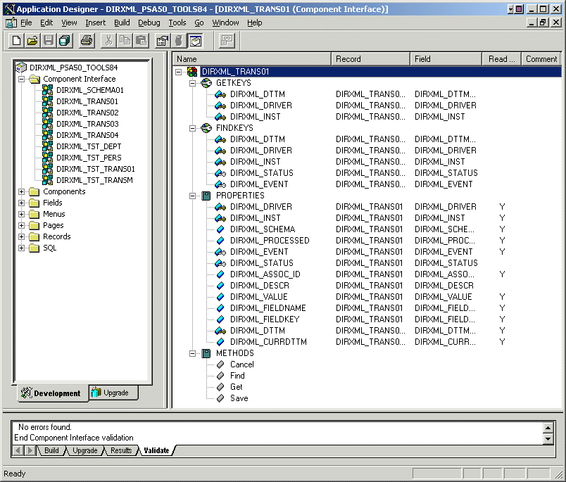 Transaction Table CI