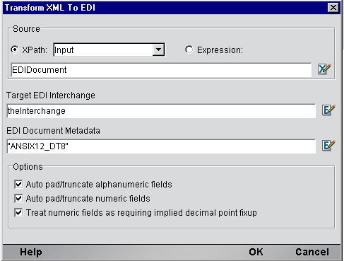 TransformXMLtoEDI