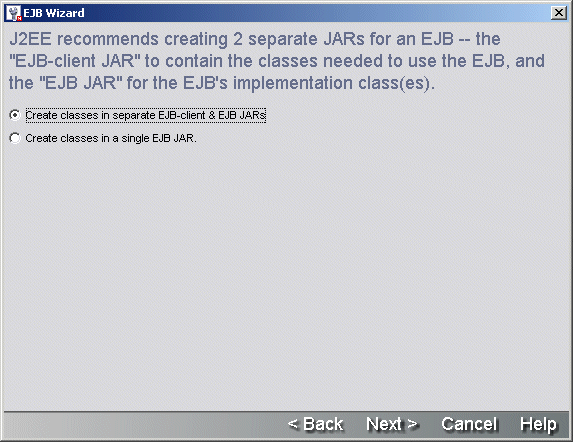 EJBWizardJARConfig