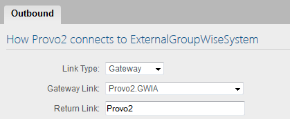 Outbound link from a local domain to an external domain