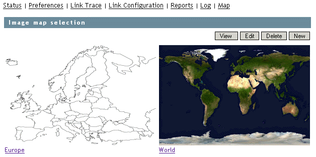 Maps available in Monitor