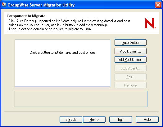 Component to Migrate page