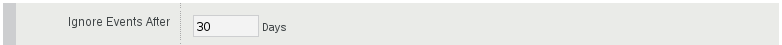 Ignore Events After option
