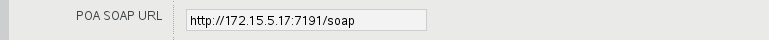GroupWise POA SOAP URL option