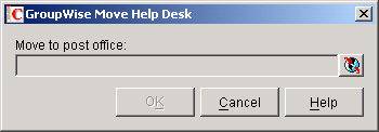 GroupWise Move dialog box