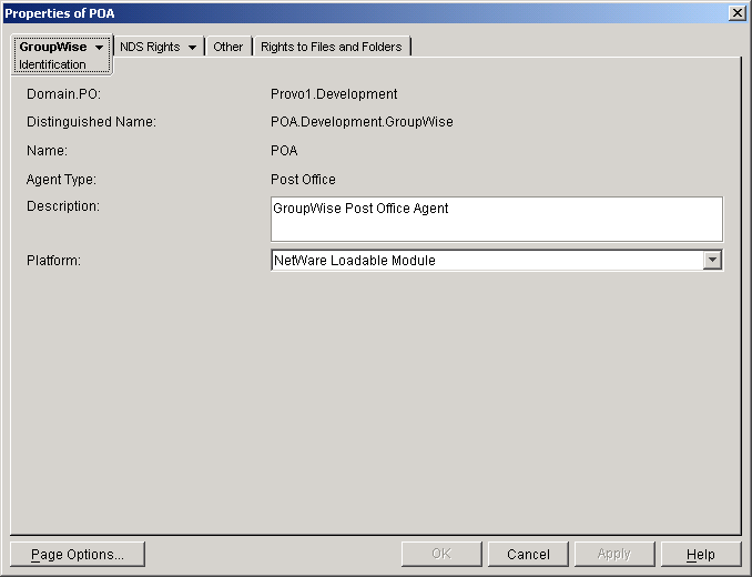 POA Identification property page