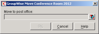 GroupWise Move dialog box
