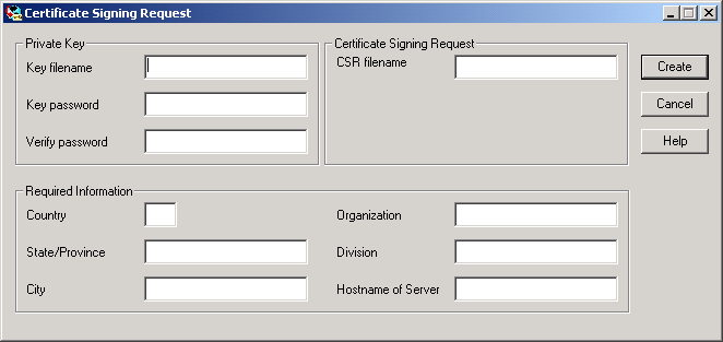 GroupWise Generate CSR utility