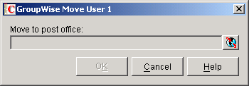 GroupWise Move dialog box