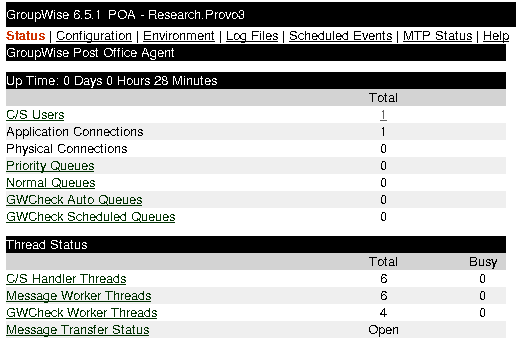 Linux POA Web console