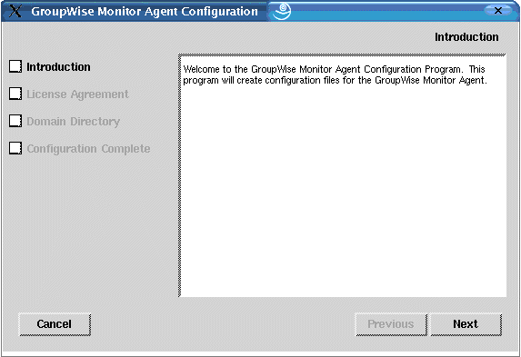 Monitor configuration page