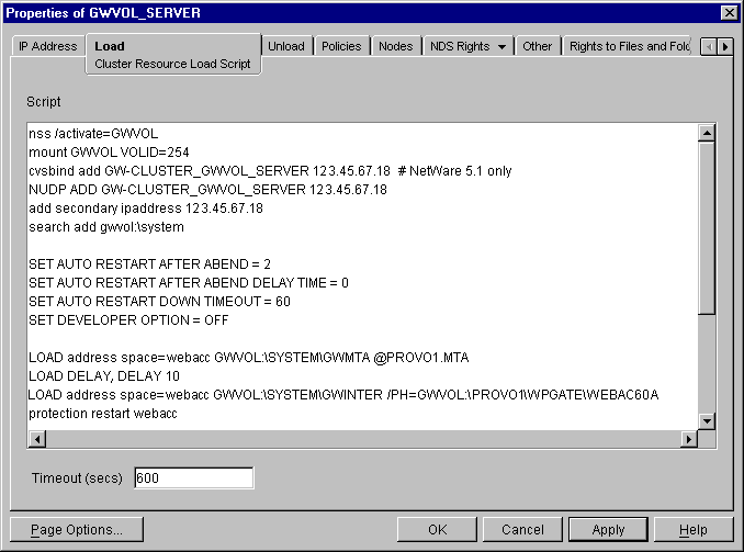 sample load script