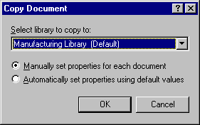 Copy Document dialog box