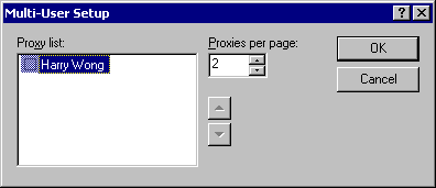 Multi-User Setup dialog box