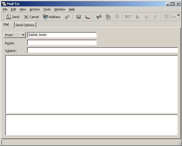 Routing Slip view